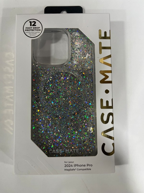 Case-Mate Twinkle MagSafe Case for iPhone 16 Pro (6.3″) – Twinkle Disco