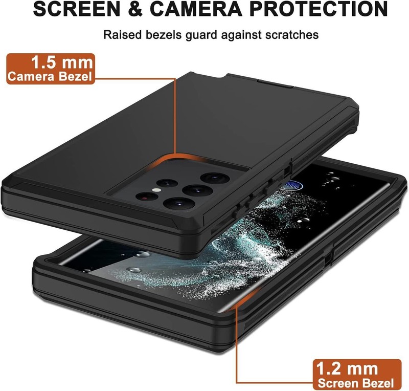 For Samsung Galaxy S21 S21+ Plus Ultra Shockproof Defender Case W/Clip & Screen gallery