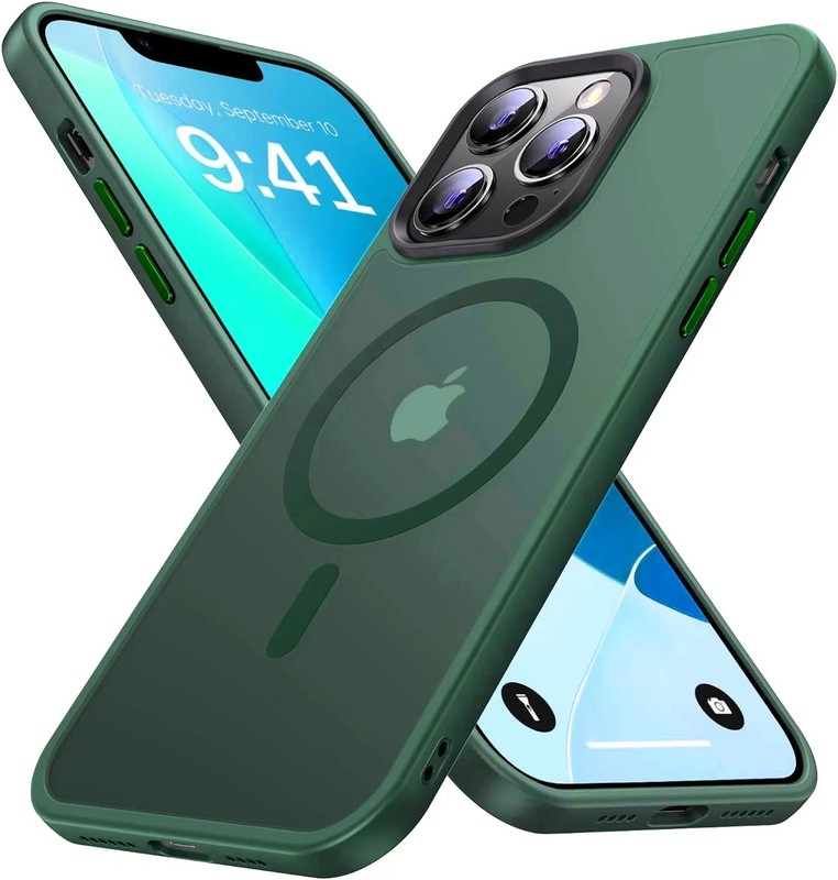 For iPhone 17 16 15 14 13 12 Pro Max Air Frost Case Mag Safe Shockproof Cover gallery