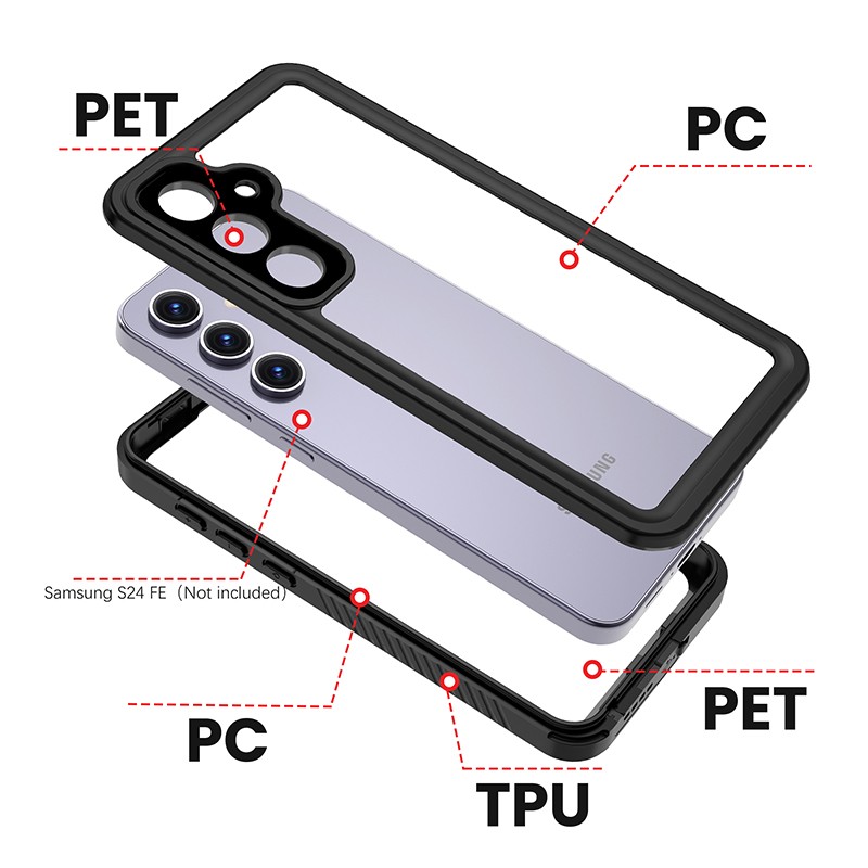 Full IP68 Waterproof Rugged Case For Samsung Galaxy S25 Ultra S25 FE S24 S23 gallery