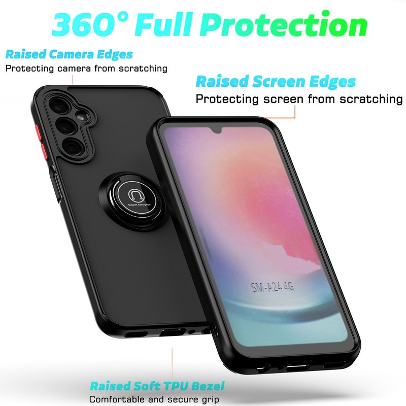 For Samsung Galaxy "A" Series Shockproof Magnetic Ring Stand Rugged Phone Case gallery
