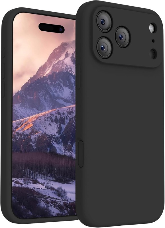Silicone Case With Camera Lens Cover For iPhone 17 / 17 Pro / 17 Pro Max 17 Air