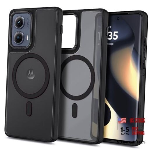 Magnetic for Motorola Edge-2024 Case | Compatible Motorola Edge 2024 Black