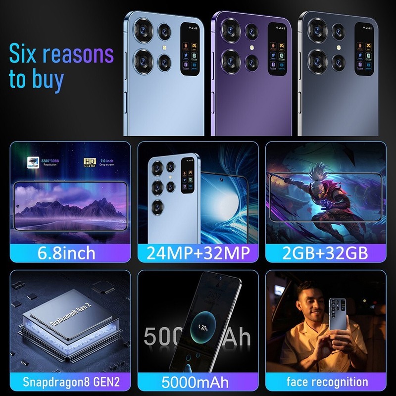 2G GSM Unlocked Mobile Phone Rugged Heavy Duty Cellphone Senior Elder 3-SIM Card gallery