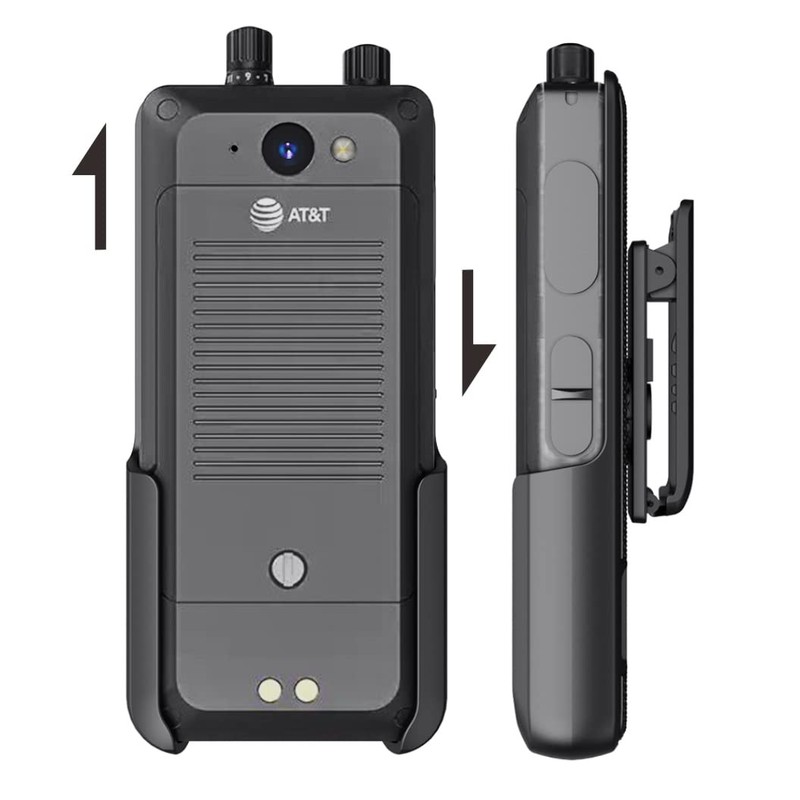 BELTRON Sonim XP5Plus 5G, Heavy Duty Rotating Belt Clip 1.6" Clip, Black