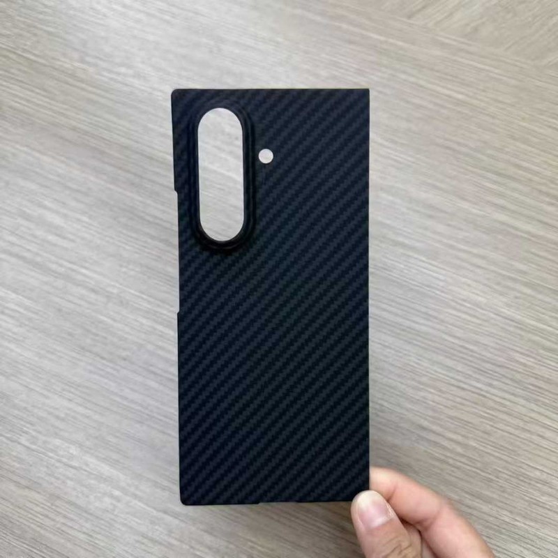 For Samsung Galaxy Z TriFold Case 1500D Carbon Fiber Volcano Crater Back Cover