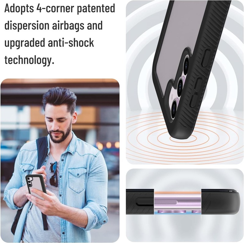 Flodrely Designed for Samsung Galaxy S23 Plus, Silicone Shockproof Dropproof Ph gallery