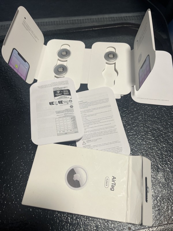 3 Units Apple AirTag Bluetooth Tracker – Silver (MX532AM/A)