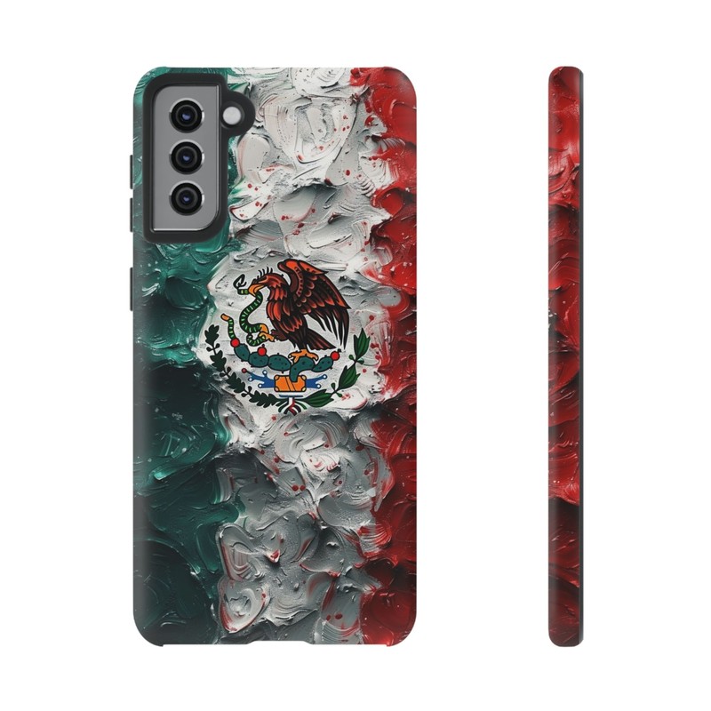 Mexico Flag Mexican Eagle Pastel – Premium Case for iPhone, Galaxy, Pixel