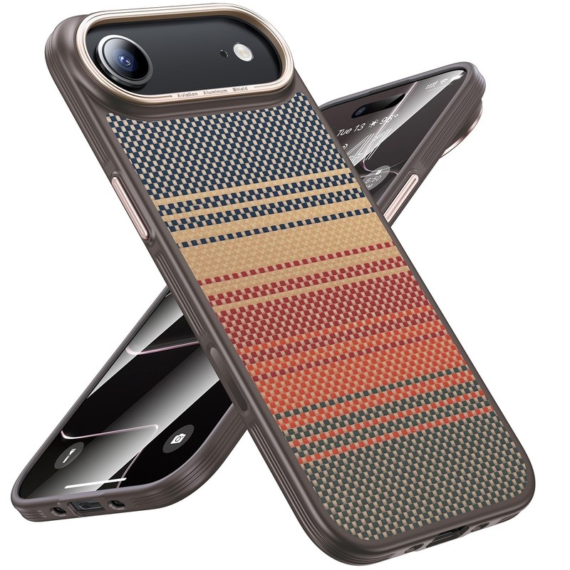 Maledan for iPhone Air Case Carbon Fiber – Slim iPhone 17 Air Case with Caseless