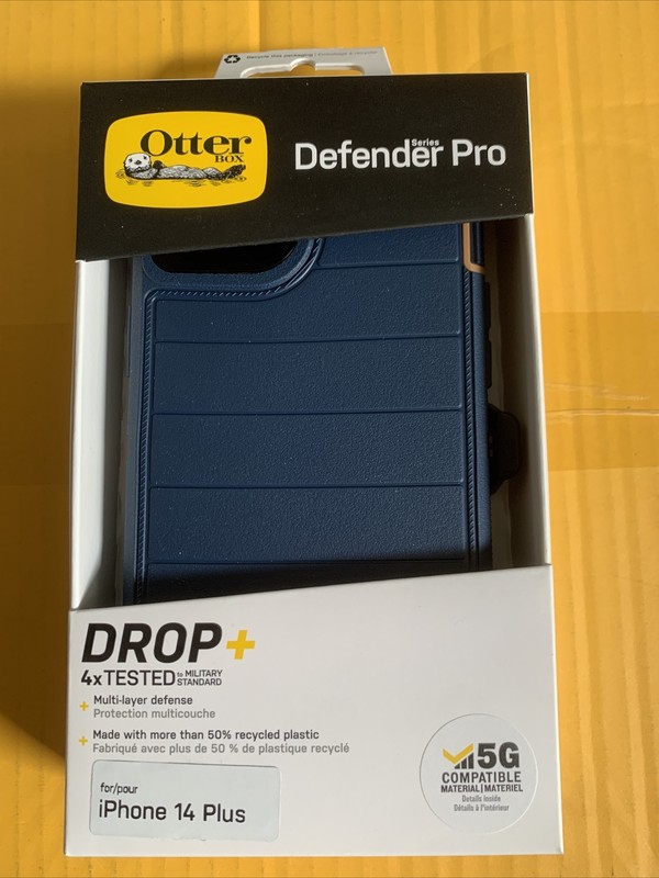 OtterBox Defender Series Pro Case Apple iPhone 14 Plus Blue Suede Shoes 77-88676