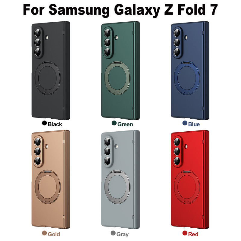 For Samsung Galaxy Z Fold 7 6 5 Magnetic Ring Stand Hinge Screen Protector Case gallery