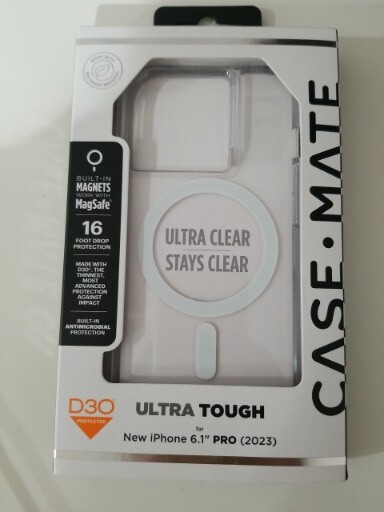 Case-Mate Case Apple iPhone 15 Pro D3O Ultra Tough Clear –
