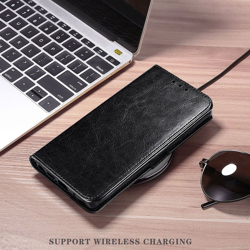 For Samsung Galaxy S9/S9 Plus/S9+ Flip Leather Pouch Case Cover / Tempered Glass