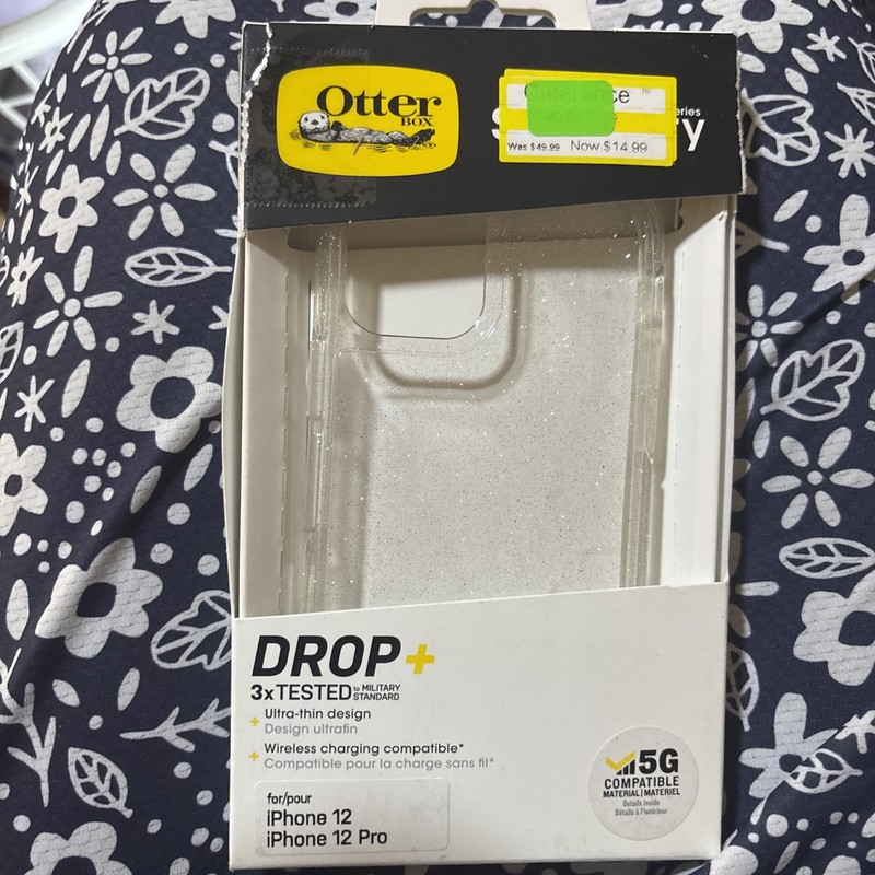 Otter Box-raised Edges Case iPhone 12 And 12 Pro Clear Stardust