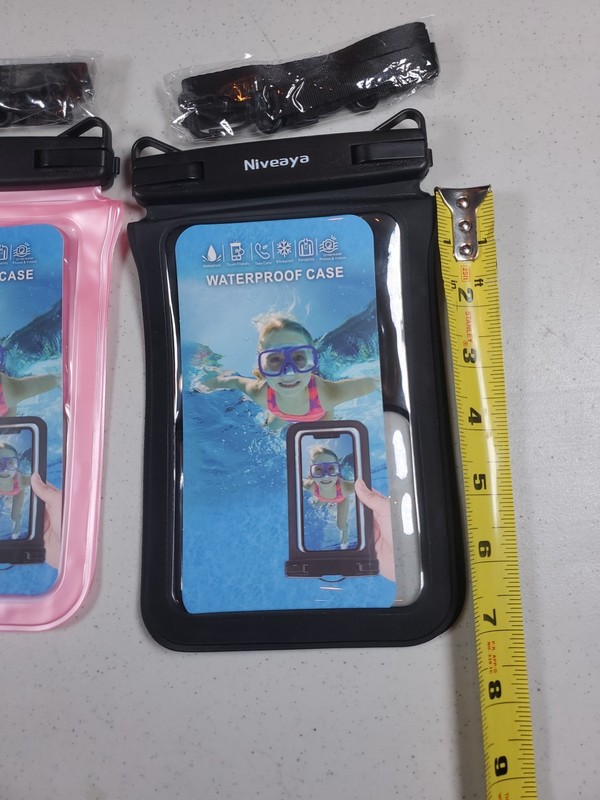 Niveaya double space WATERPROOF phone pouch Keep Phone Safe In Water gallery