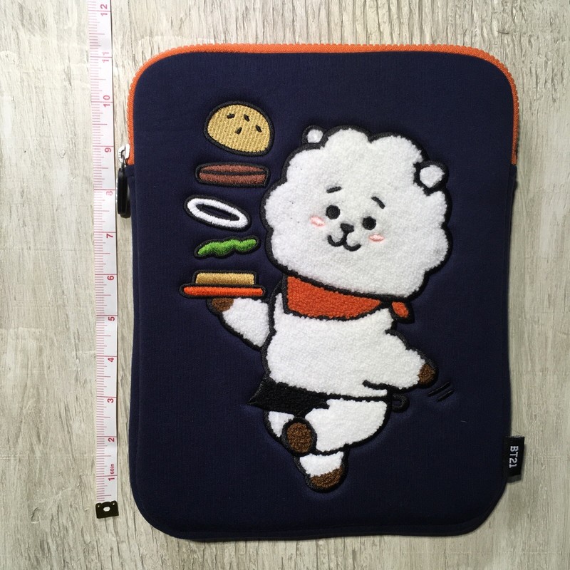 BTS BT21 Tablet (10 inch) Pouch Protection Zipper Case BTS BT21 RJ BITE Version gallery