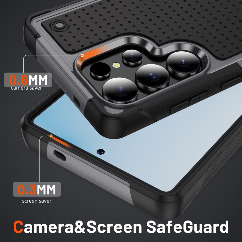 For Samsung S25 Ultra S24 S23 S22 S21 S20 FE Shockproof TPU+PC Case Armor Cover gallery