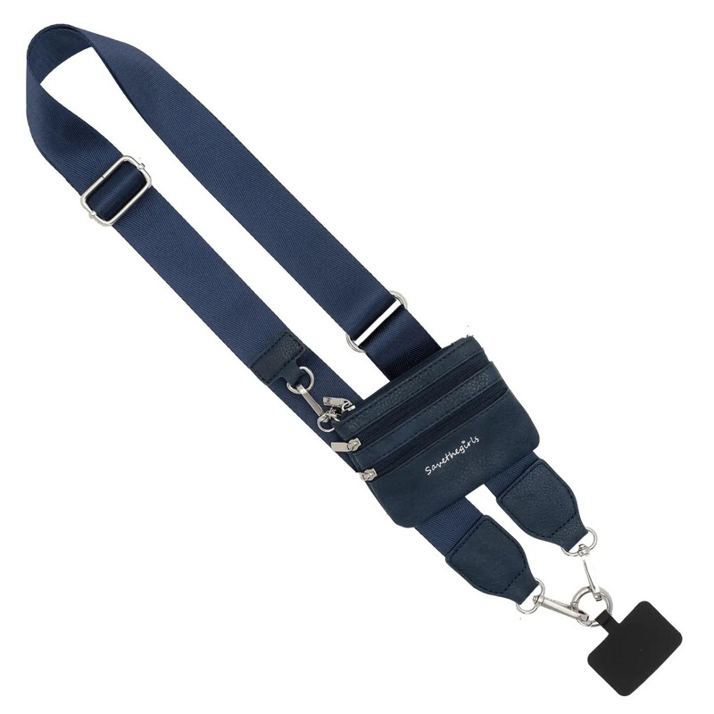 Save the Girls Clip & Go Crossbody Strap with Pouch - Solid Collection gallery