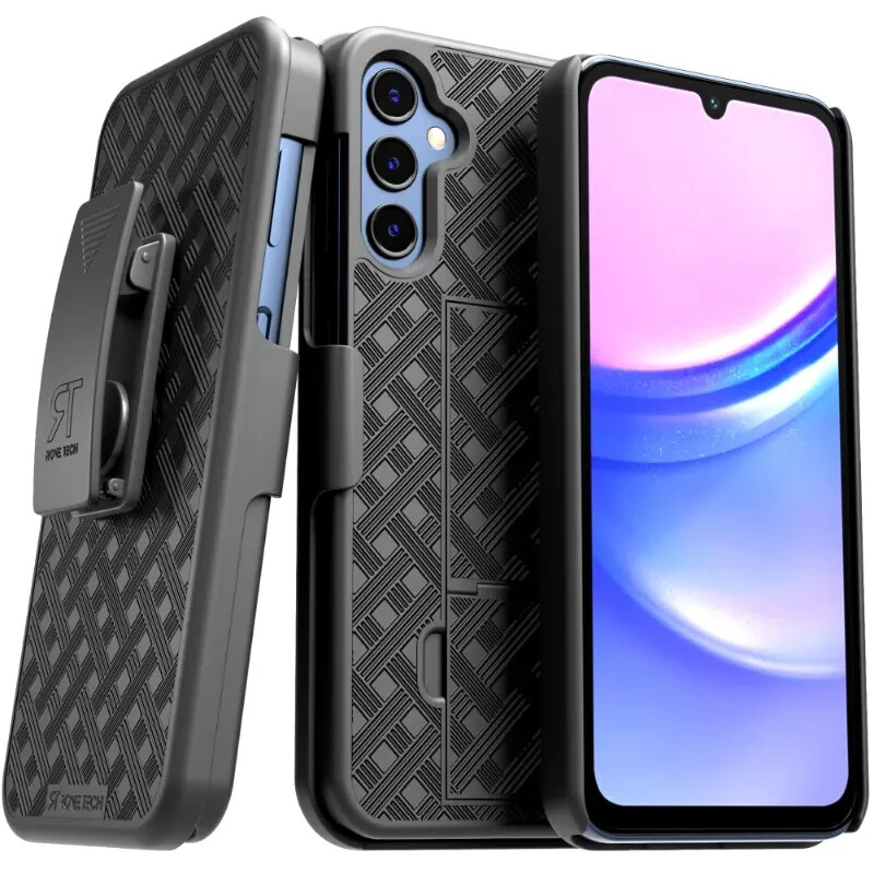Rome Tech Belt Clip Phone Case, Cover for Samsung Galaxy A15 5G