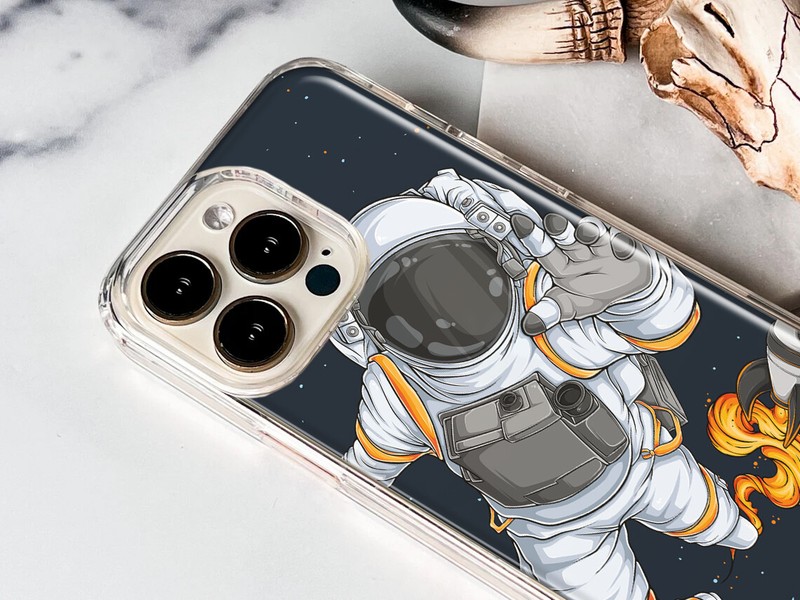 Mundaze Case for Apple iPhone 15 Pro Max Cover Rocket Space Astronaut gallery