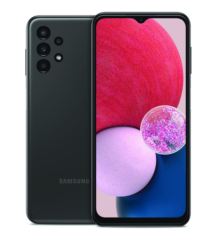 Smartphone Samsung Galaxy A13 32GB LTE Factory Unlocked Black Cell Android Multi