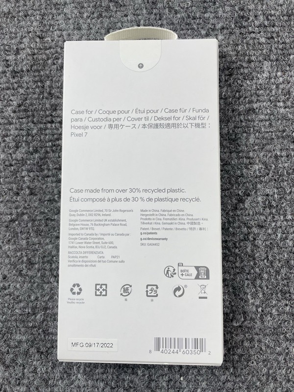 Google Official Case for Google Pixel 7 - Obsidian gallery