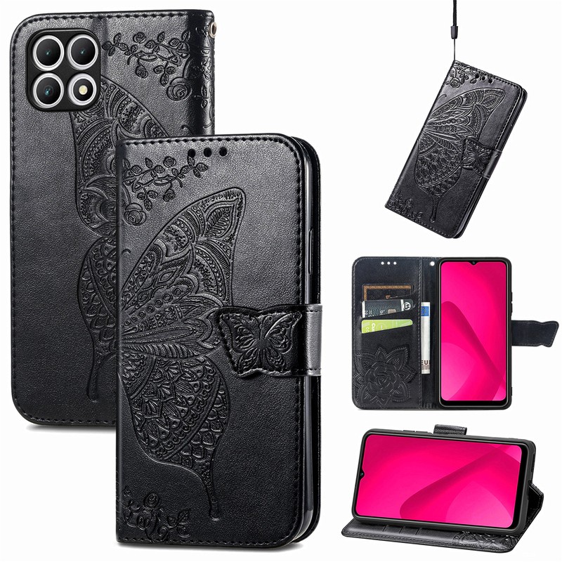 Rugged Magnetic PU Leather Glossy Case Cover For T-Mobile REVVL 7 Pro 5G gallery