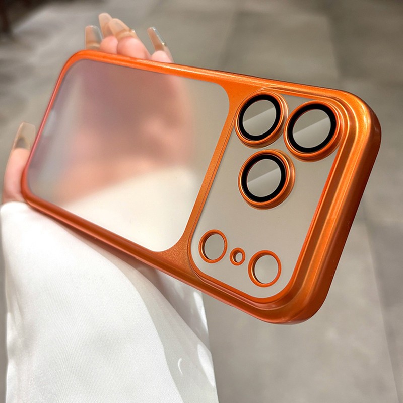 Matte Translucent Shockproof Case W/Lens Film For iPhone 17 Pro Max Air 16 15 14