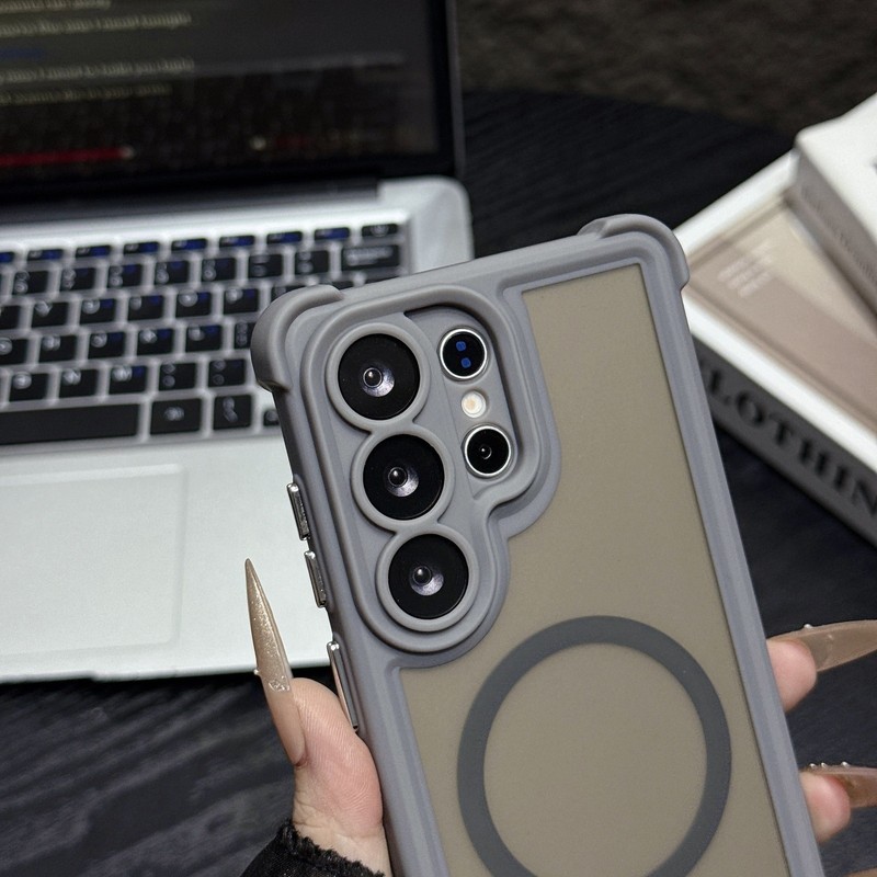 For Samsung Galaxy S26 Ultra S25 S24 Plus Magnetic Case Shockproof Matte Cover gallery