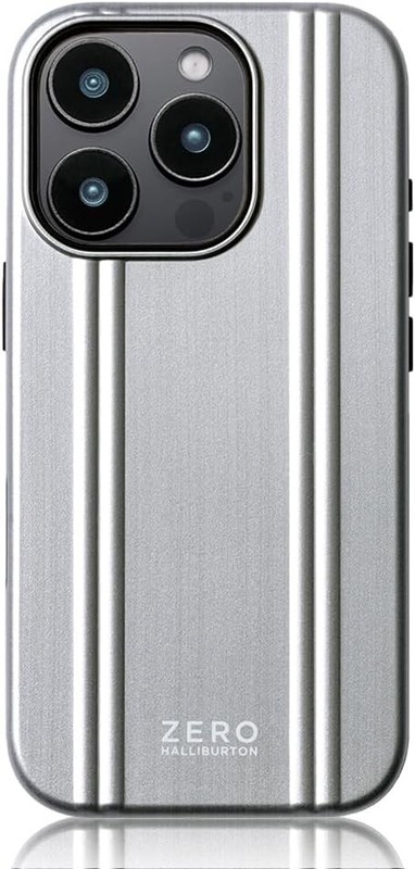 Zero Halliburton iPhone 16 Pro Case Silver Magsafe Shockproof MIL-Spec UNiCASE