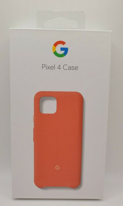 Authentic Google Fabric Case for Pixel 4 Only – Could Be Coral (Orange)