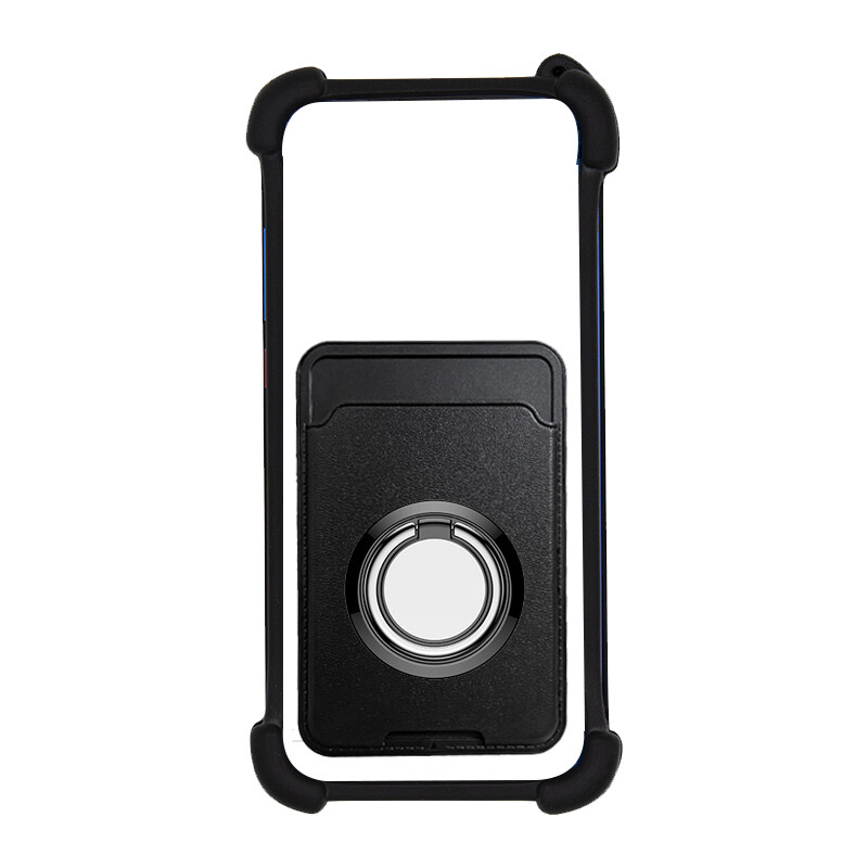 For FOSSiBOT S1 5G protective Stretchable silicone frame+card bag+ring holder gallery