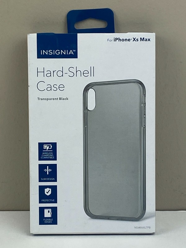 Insignia – Protective Case for Apple iPhone XS Max (6.5″) – Transparent Black