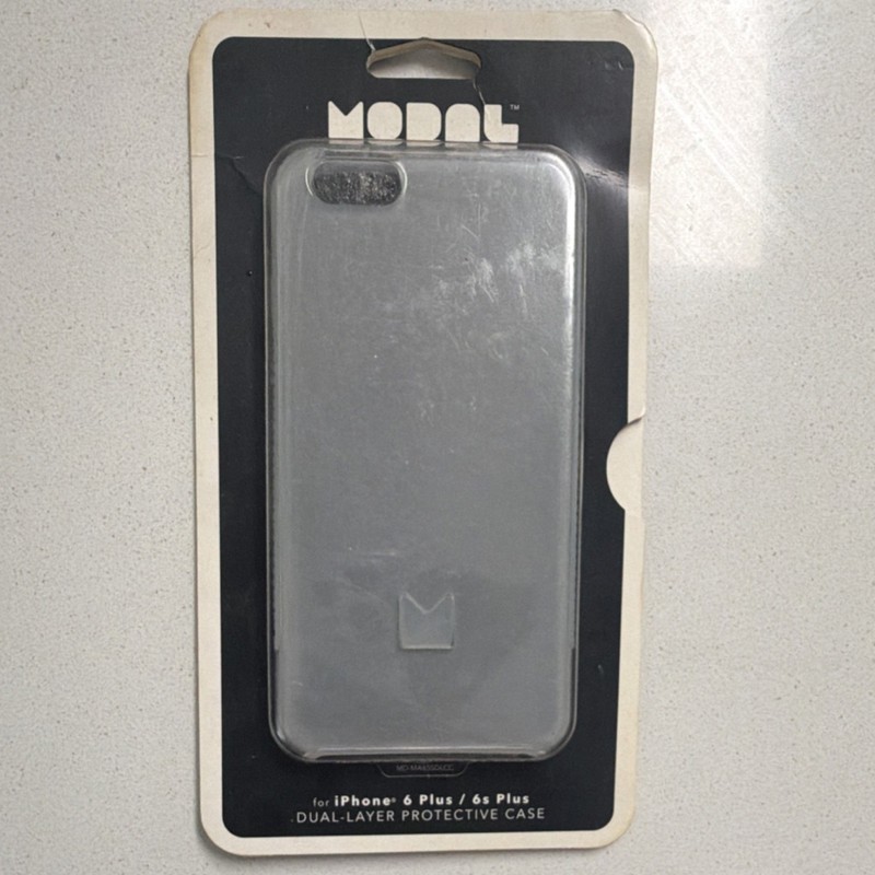 Modal Clear Dual-Layer Protective Case for iPhone 6 Plus 6s Plus MD-MA65SDLCC