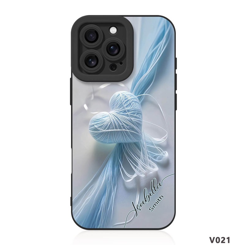 Flexible Phone Case Heart Personalized Cover For iPhone 17e 16 Pro 13 14 15 Air gallery