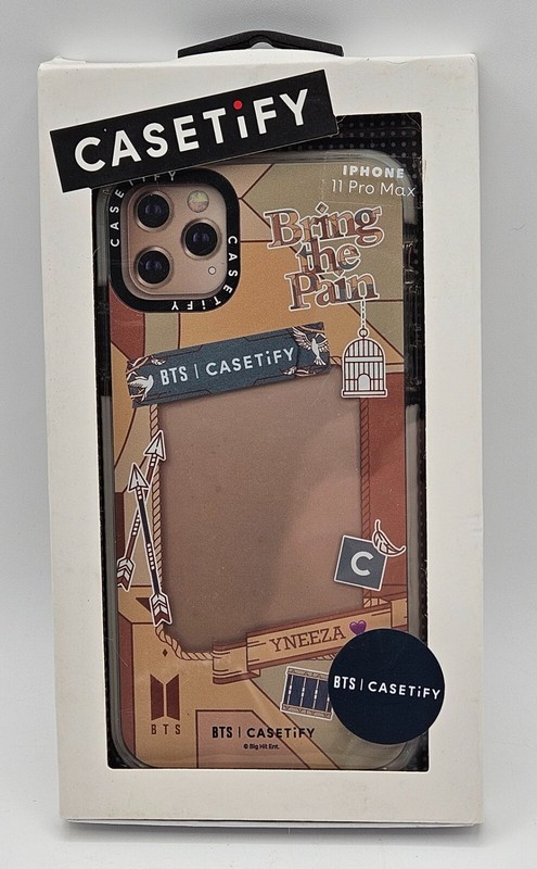 BTS Casetify Bring the Pain Apple iPhone 11 Pro Max Case (Open Box)