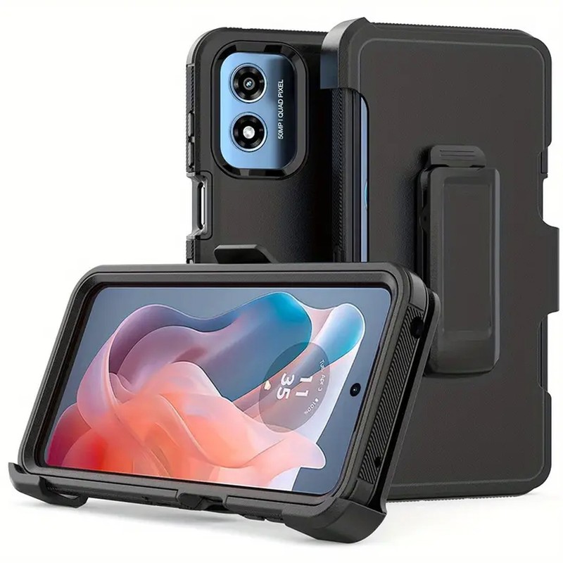For Moto G 5G 2024 Case Phone Cover Heavy Duty Fit Otterbox + Tempered Glass