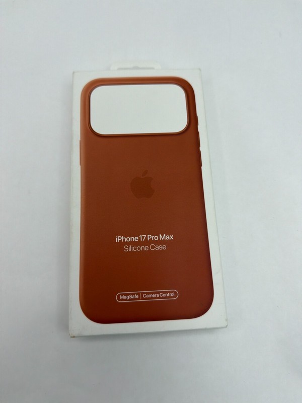 FOR Durable Apple Silicone Case with MagSafe for iPhone 17 Pro Max Terra Cotta