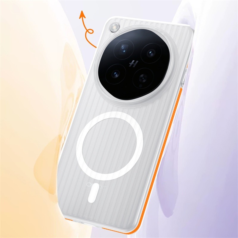 For Oppo Find X9 Ultra, Phone Case Clear Matte Hard PC Wireless Charging Cover gallery