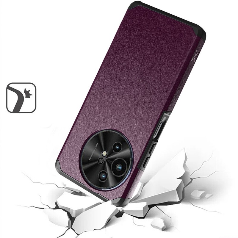 For TCL 50 XL 5G Slim Shock Absorption Hybrid Dual Layer Rubber TPU Case Cover gallery