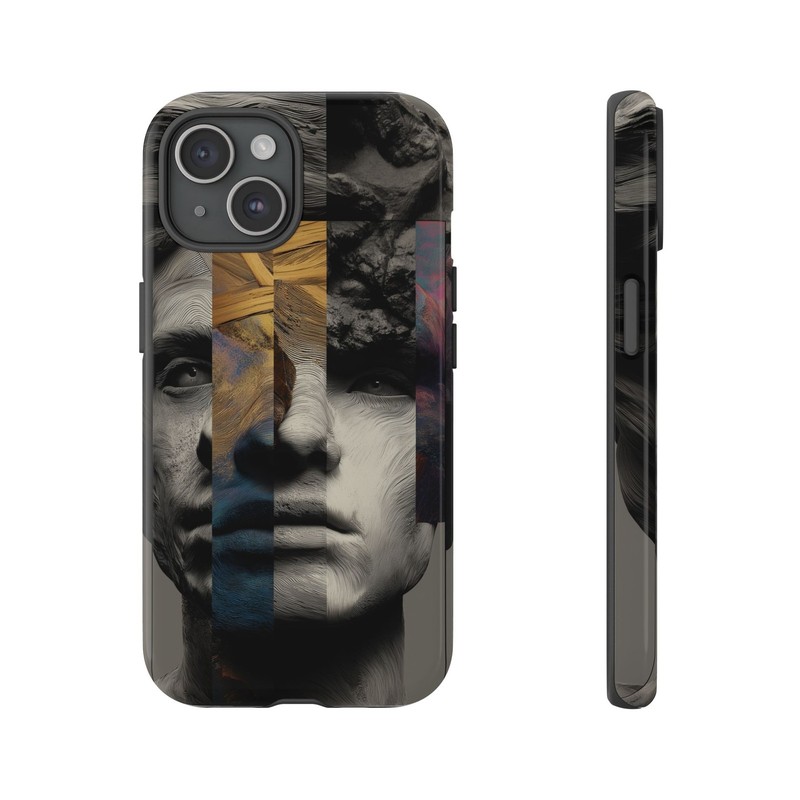 For iPhone / Galaxy / Pixel | Facial Variations Abstract Phone Case
