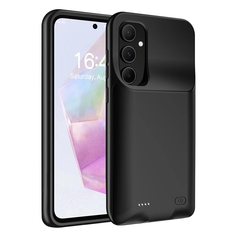 10000mAh External Battery Case For Samsung Galaxy A35 Charging Cover Power Bank