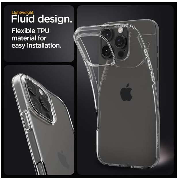 Spigen Liquid Crystal Clear Case for iPhone 16 Pro Max (6.9-inch, 2024 edition) gallery