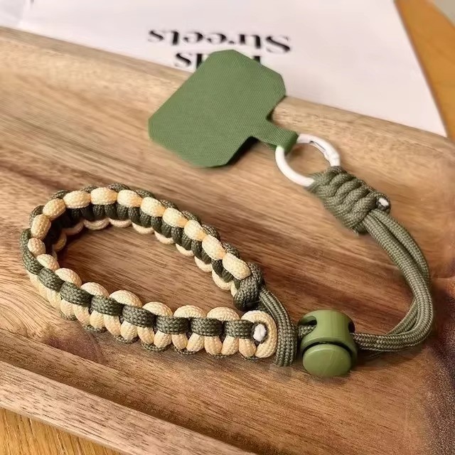 Handwoven Adjustable Smartphone Wrist Strap Outdoor Sport Convenient Safety Rope