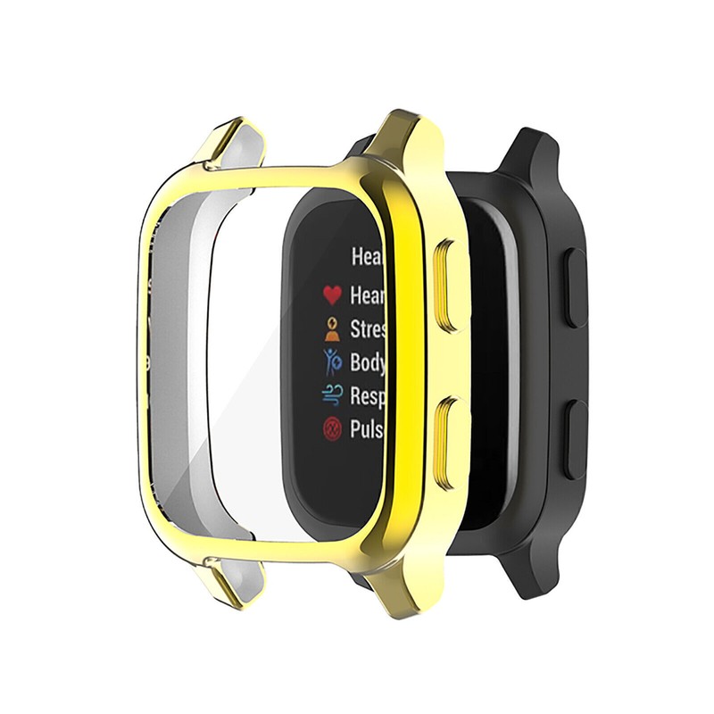 Electroplating TUP Protective Case Screen Protector for Garmin Venu SQ Watch gallery