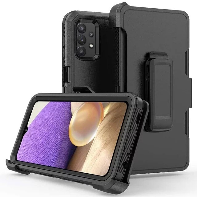 For Samsung A32 A33 A34 A35 5G Shockproof Defender Case Fits Otterbox Belt Clip