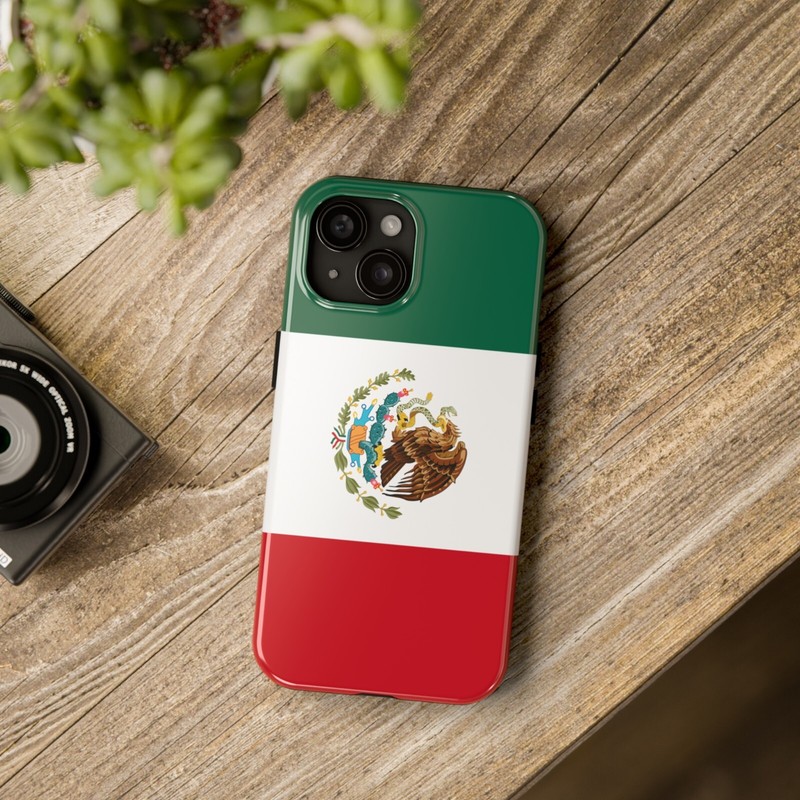 Mexico flag iPhone 17, 16, 15, 14, 13, Pro, Plus, Max, Mini premium case, cover