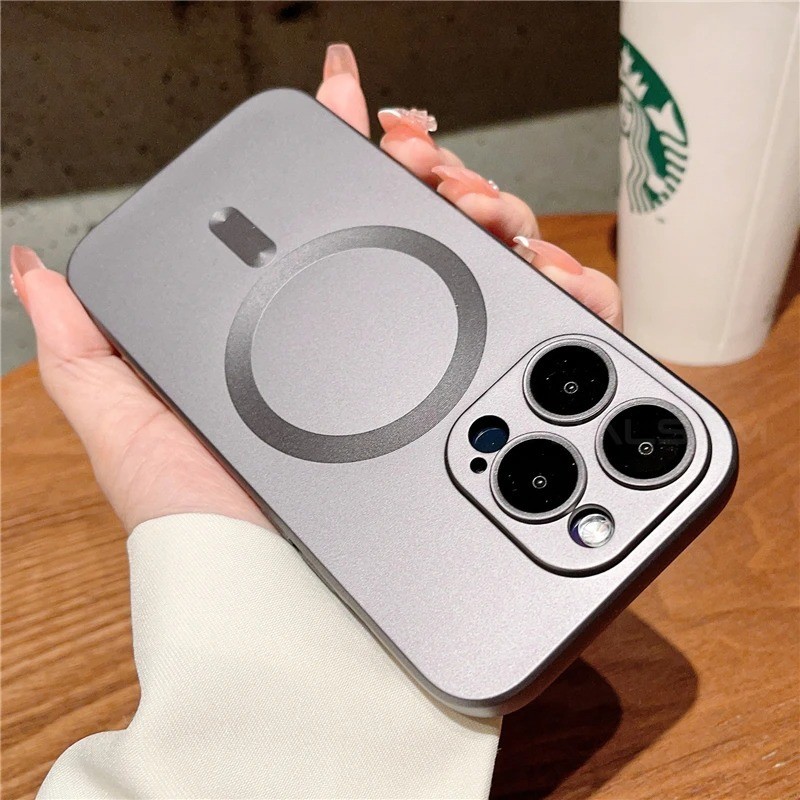 for iPhone 16 15 14 13 Pro Max Plus Case Magsafe Magnetic Wireless Charge Cover
