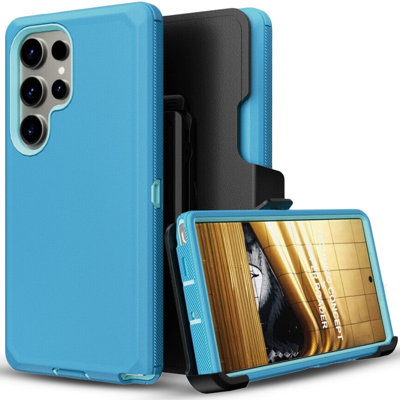 For Samsung Galaxy S22 Ultra/S22 Case Cover w/Clip fit Otterbox Defender +Screen gallery